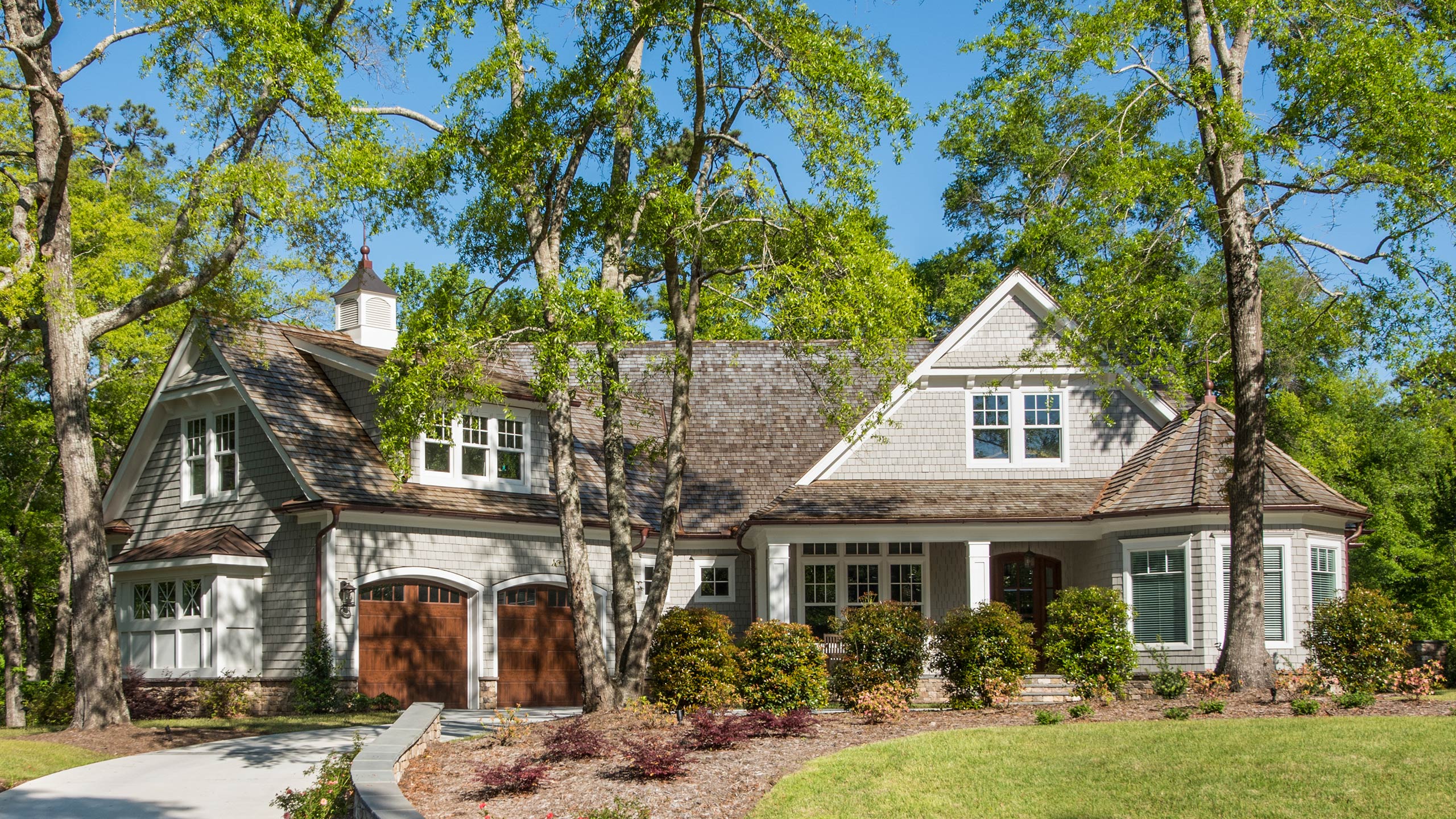 House Exterior Mature Landscape