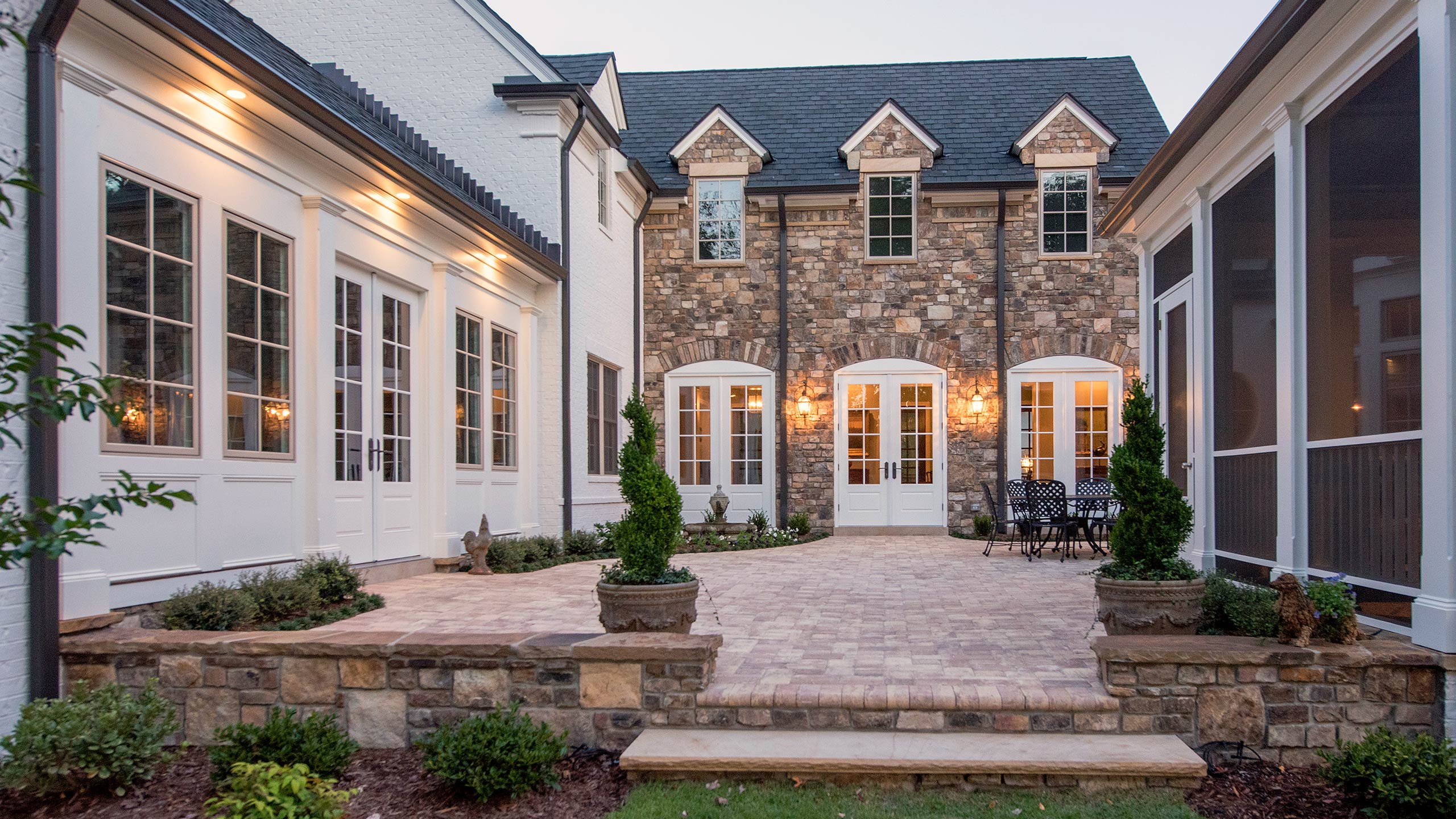 Courtyard Custom Home